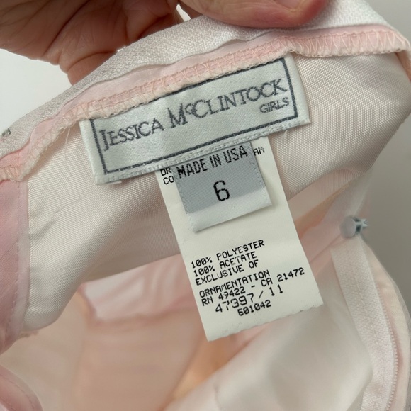 Vintage Jessica Mcclintock Gunne sax pink girl dress - Picture 3 of 11